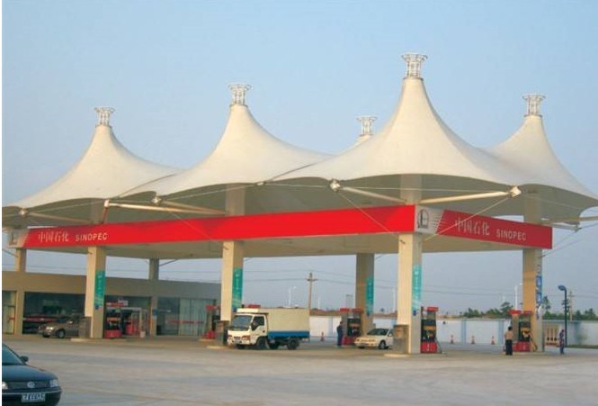 Membrane material for gas station